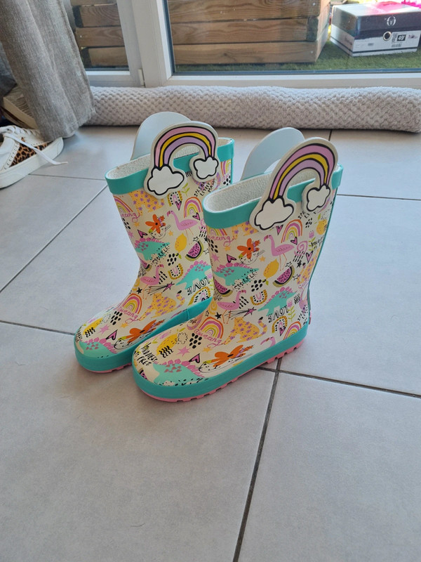 Bottes de pluie fille Next taille 12 30.5 Vinted