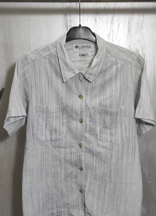 Camicia donna a righe bianca, grigio e azzurrino Columbia tg: XS 100% cotone, marca: Columbia, estado: Muy bueno, tamaño: XS / 34 / 6, 9,99 €, 11,19 € Protección al comprador incluida