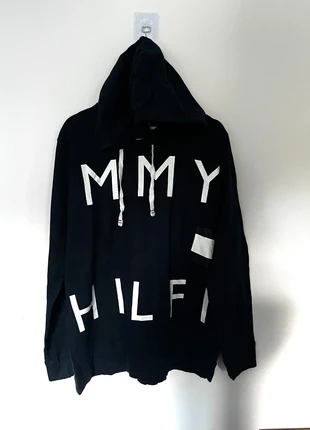 NWT Tommy Hilfiger Navy Oversized Logo Hoodie - Size XL, brand: Tommy Hilfiger, condition: New with tags, size: XL / 42 / 14, €35.00, €37.45 includes Buyer Protection