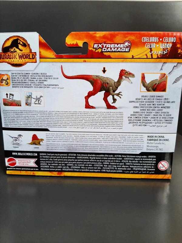 Jurassic world extreme damage Coelurus. Brand new.