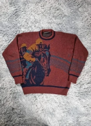 Sweat épais vintage "Chagall" Course Hippique Équestre Made in Italy Vintage Oversized 90’s 80’s, marke: Vintage Dressing, zustand: Sehr gut, größe: L, 60,00 €, 63,70 € beinhaltet Vinted-Käuferschutz Pro