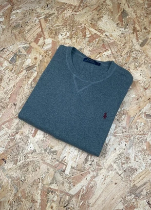 Sweat Col Rond Ralph Lauren Gris, merk: Ralph Lauren, staat: Heel goed, maat: L, € 38,00, € 40,60 inclusief Kopersbescherming Pro