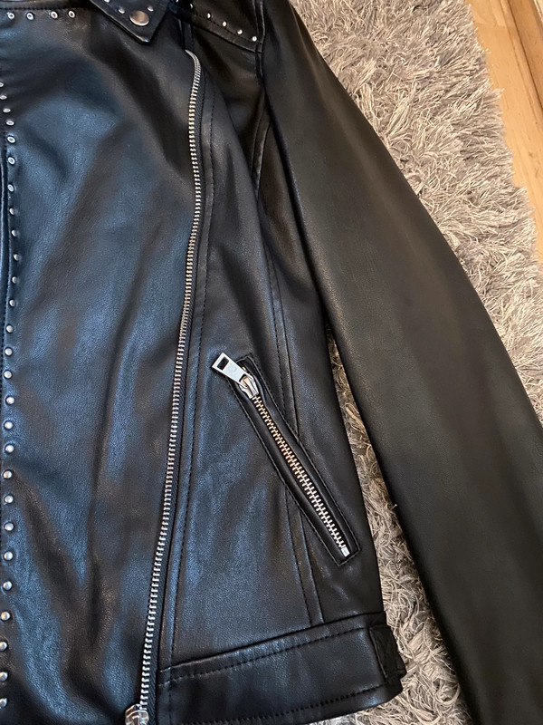 Zara Trafaluc leather jacket Vinted