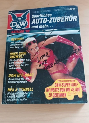 D&W Katalog 1989 Einzelstück Auto Tuning Zubehör Korrektur Katalog, marke: D&W, zustand: Gut, 89,00 €, 94,15 € inklusive Vinted-Käuferschutz