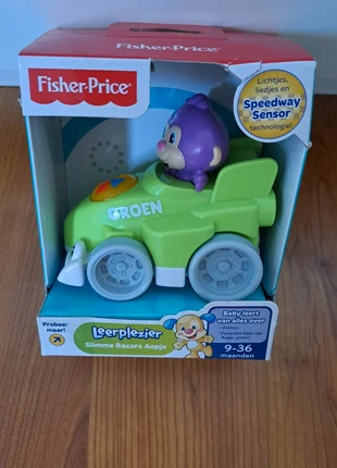 Fisher-Price slimme racers aapje, merk: Fisher Price, staat: Nieuw met prijskaartje, maat: 9-12 maanden / 74 cm, € 4,00, € 4,90 inclusief Kopersbescherming