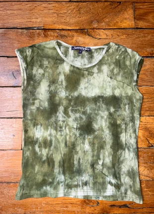 t shirt imprimé vert, marque: Jennyfer, état: Très bon état, taille: M / 38 / 10, 6,00 €, 7,00 € Protection acheteurs incluse