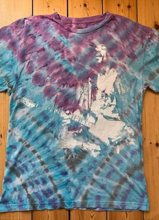 Jimi Hendrix silhouette 2013 tie dye T-shirt., brand: HYBRID, condition: Good, £15.00, £16.45 includes Buyer Protection