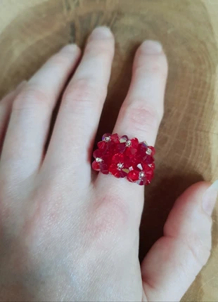 Bague perles Swarovski (Fait main)🥀, marke: Fait Main, zustand: Sehr gut, größe: Größenverstellbar, 4,00 €, 4,90 € inklusive Vinted-Käuferschutz