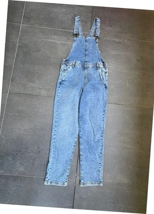 Salopette en Jean bleu Vintage Femme taille 36 S EU coupe large, brand: Femme, condizioni: Ottime, taglia: S / IT 40 / EU 36, €11.99, €13.29 include la Protezione acquisti
