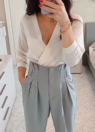 Camicia elegante bianca donna Taglia S (IT 40), marca: Bay, estado: Novo sem etiquetas, tamanho: S / 36 / 8, €5.00, €5.95 inclui Proteção do Comprador