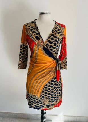 Robe Esperance cache cœur jaune moutarde et bleu ,, brand: Esperance, condition: New without tags, size: One size, €14.00, €15.40 includes Buyer Protection