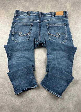 Jean large bleu imprimé W44 L30 Silver jean & Co Eddie y2k hip hop Eddie - PAN1564, brand: Silver, condition: Very good, size: W44, €14.00, €15.40 includes Buyer Protection Pro