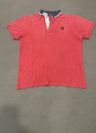 Polo Refrigiwear rossa con colletto blu, marke: Refrigiwear, zustand: Neu, größe: M, 7,00 €, 8,05 € inklusive Vinted-Käuferschutz