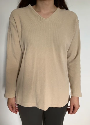 moreland beige vneck sweater size M, brand: Moreland, condizioni: Buone, taglia: M / IT 42 / EU 38, €12.00, €13.30 include la Protezione acquisti
