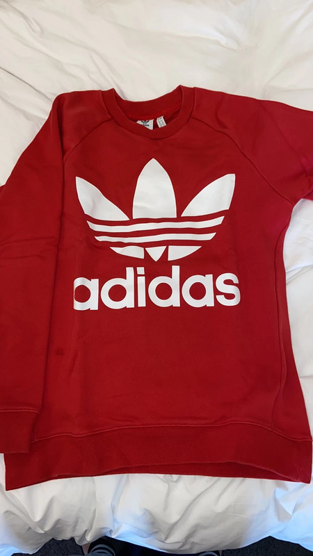 Felpa adidas shop senza cappuccio