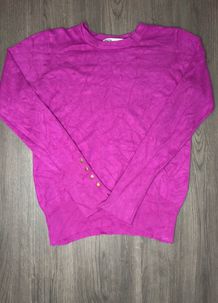 Pull Zara femme taille M – fuchsia manches longues, marque: Zara, état: Très bon état, taille: M / 38 / 10, 5,00 €, 5,95 € Protection acheteurs incluse