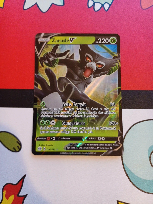 Zarude V - Brilliant Stars Pokémon card 016/172