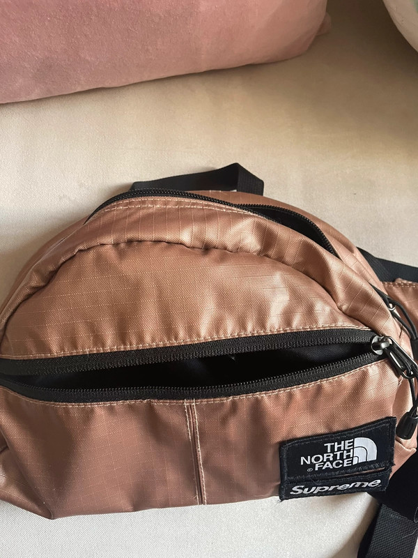 Supreme The North Face Metallic Roo II Lumbar Pack Rose Gold - Vinted