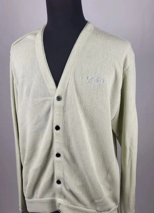 Cardigan IZOD vintage XXLarge vert clair pastel logo brodé golf boutons classiques made in Mexico, brand: IZOD, condition: Very good, size: XXL, €7.00, €8.05 includes Buyer Protection Pro