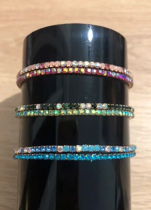 Pulseras brillantes cristal , merk: Cristal, staat: Heel goed, € 12,00, € 13,30 inclusief Kopersbescherming