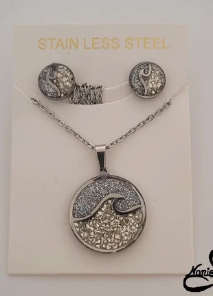 Parure Vague argentée , marca: Fait Main, estado: Nuevo sin etiquetas, 22,00 €, 23,80 € Protección al comprador incluida