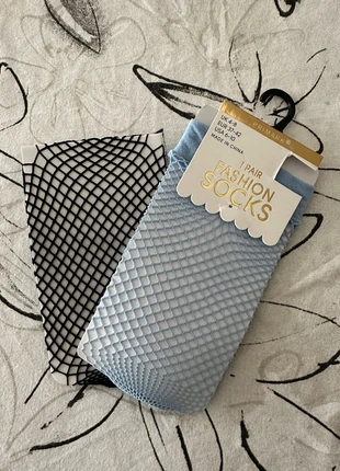 Duo de chaussettes en resille neuves, marque: Primark, état: Neuf avec étiquette, taille: M | 39–42, 5,00 €, 5,95 € Protection acheteurs incluse