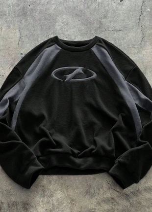 Pull Noir Y2K Streetwear Oversize Taille M Unisexe, marque: y2k, état: Neuf sans étiquette, taille: M, 34,50 €, 36,93 € Protection acheteurs incluse