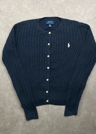 Cardigan polo Ralph Lauren taille XS bleu marine logo brodé blanc femme 1755, marque: Ralph Lauren, état: Très bon état, taille: XS / 34 / 6, 45,00 €, 47,95 € Protection acheteurs incluse