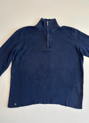 Pull 1/4 zip marine brodé – Lauren Ralph Lauren – Taille L, brand: Ralph Lauren, condizioni: Ottime, taglia: L / IT 44 / EU 40, €15.00, €16.45 include la Protezione acquisti Pro
