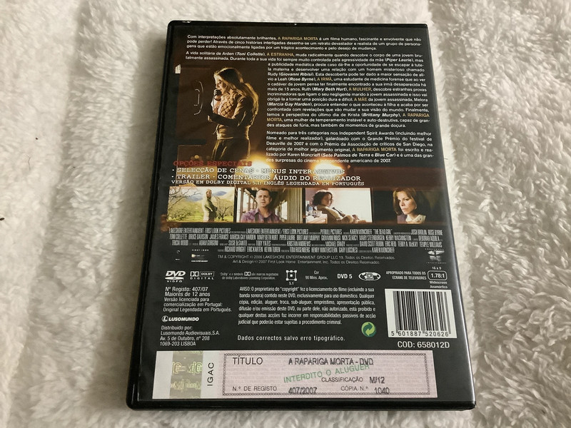 DVD A rapariga morta 2