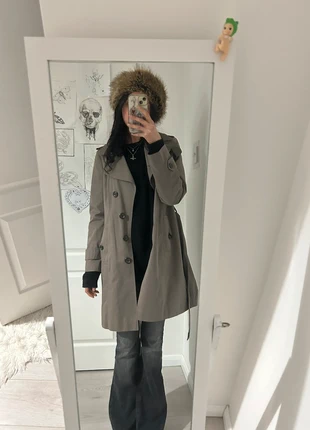 Brown/grey trench coat, brand: Collection, condition: Very good, size: S / UK 8-10, £15.00, £16.45 includes Buyer Protection