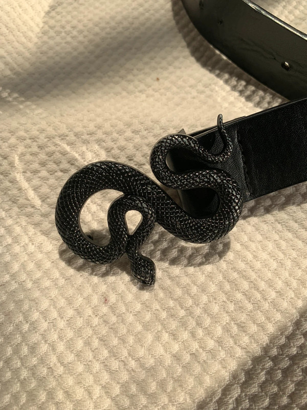 Black leather belt 2
