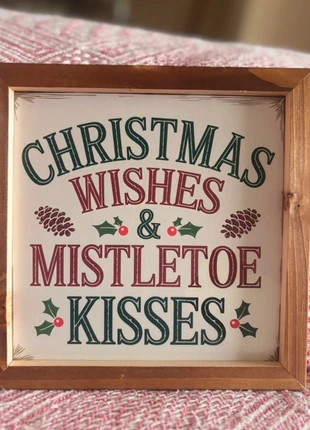 Rustic wooden framed Christmas picture, brand: Art, condition: Very good, £6.50, £7.53 includes Buyer Protection