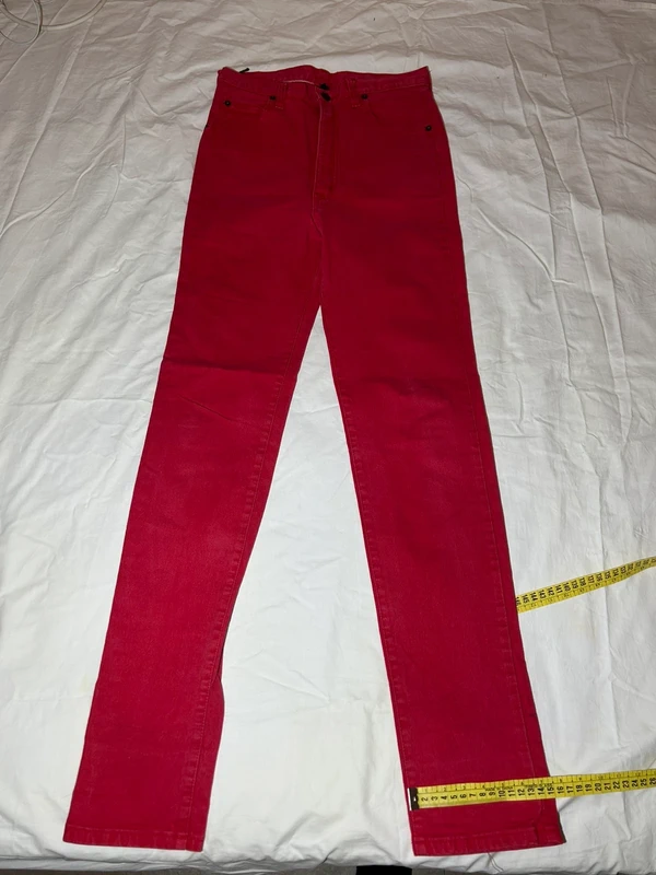 Jean rouge vintage