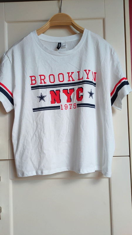 Tee shirt blanc Brooklyn Neuf taille L Vinted