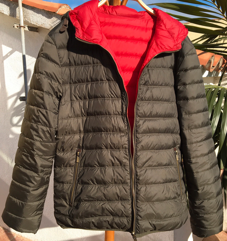 Chaqueta con capucha de plumas reversible a capuche Massimo Dutti - Vinted