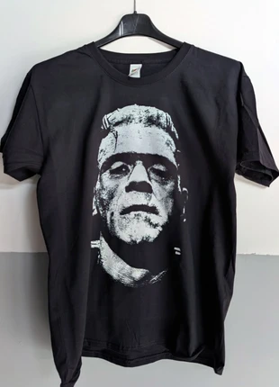 T-shirt nera | Frankenstein, marque: nobrand, état: Très bon état, taille: L, 13,00 €, 14,35 € Protection acheteurs (Pro) incluse