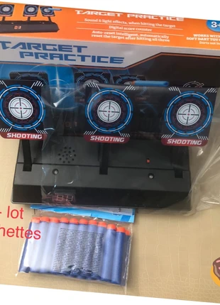 kit fléchettes + Cible électronique Idem Nerf et compteur 3 cibles Cadeau, brand: toys guns, condition: New without tags, size: 10 years / 140 cm, €13.80, €15.19 includes Buyer Protection