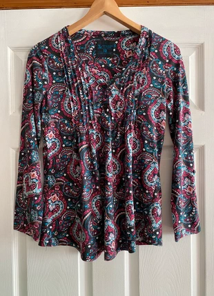 TU tunic floral/paisley cotton blend top size 12, brand: TU, condition: Very good, size: M / UK 12-14, £2.00, £2.80 includes Buyer Protection