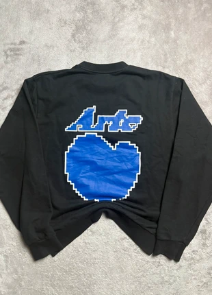 Sweat/Pull Arte noir sérigraphie dos cœur bleu taille M, marque: Arte, état: Très bon état, taille: M, 60,00 €, 63,70 € Protection acheteurs incluse