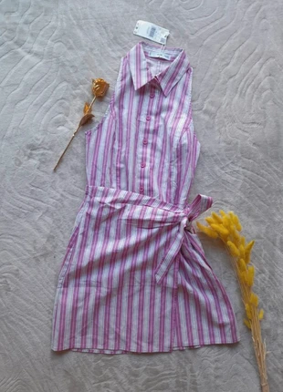 🌸 Robe portefeuille rayée Mango 🌸, marke: Mango, zustand: Neu, mit Etikett, größe: S / 36 / 8, 24,00 €, 25,90 € inklusive Vinted-Käuferschutz