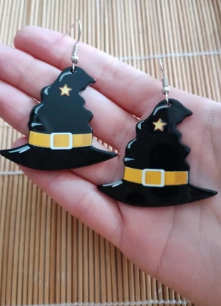 Pendientes sombrero de bruja, marca: halloween, estado: Novo sem etiquetas, €3.00, €3.85 inclui Proteção do Comprador