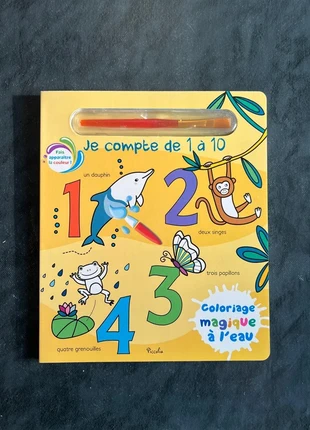 Coloriage magique à l’eau - je compte de 1 à 10, état: Neuf avec étiquette, 4,50 €, 5,43 € Protection acheteurs (Pro) incluse