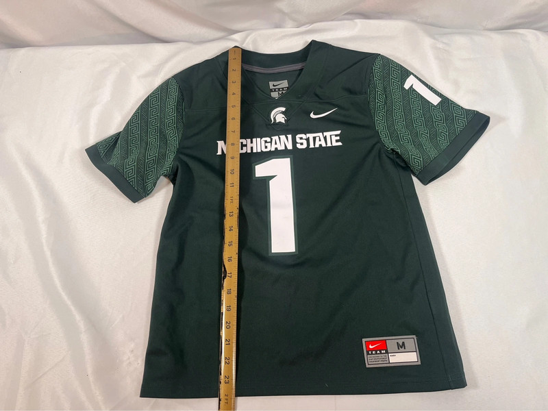 Michigan State Spartans Nike Football Game Jersey #1 Kids Youth Size Medium 4