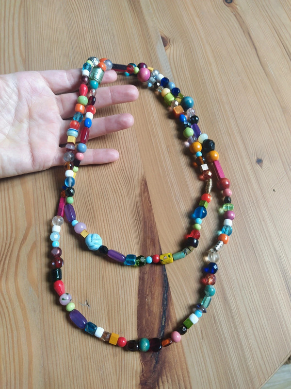 Collar largo multicolor / Colorful long necklace 1