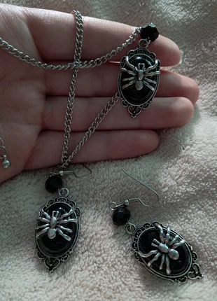 Conjunto Collar y Pendientes Gótico Araña, marque: gothicstyle, état: Très bon état, 6,50 €, 7,53 € Protection acheteurs incluse