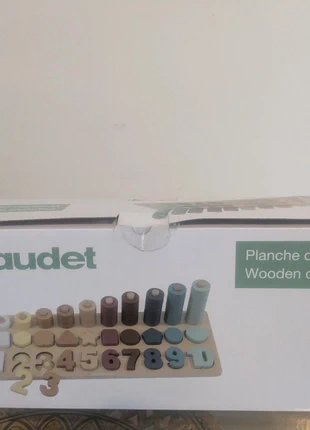 Planche comptage en bois neuve, marca: Vertbaudet, estado: Novo sem etiquetas, tamanho: 3 anos / 98 cm, €8.00, €9.10 inclui Proteção do Comprador