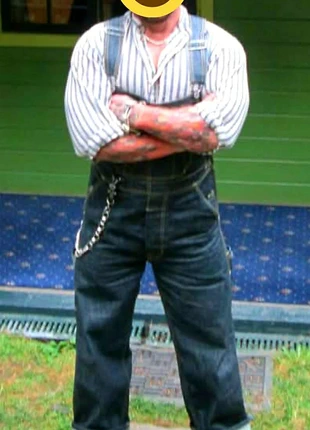 Pike Brothers 1953 Mechanic Bib and Brace Dungarees Selvedge W36, brand: Pike Brothers, condition: Very good, size: W36, £160.00, £168.70 includes Buyer Protection