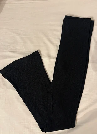 H&M Plissee / Gerippte Lounge Leggings Hose mit weiten Beinen, merk: H&M, staat: Nieuw zonder prijskaartje, maat: S / 36 / 8, € 10,00, € 11,20 inclusief Kopersbescherming