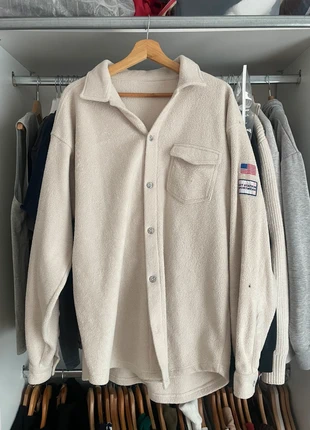 Veste chemise polaire crème / beige, marque: Crème, état: Bon état, taille: L / 40 / 12, 7,00 €, 8,05 € Protection acheteurs incluse